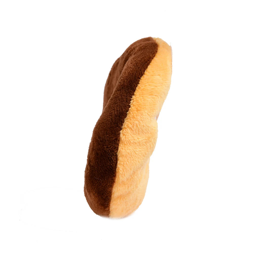 Donuts Toys For Pet Cats Dogs Squeaker Plush ToysDurable Dog Products Squeak Toys For Small Dogs Puppy Pet Products TY0067