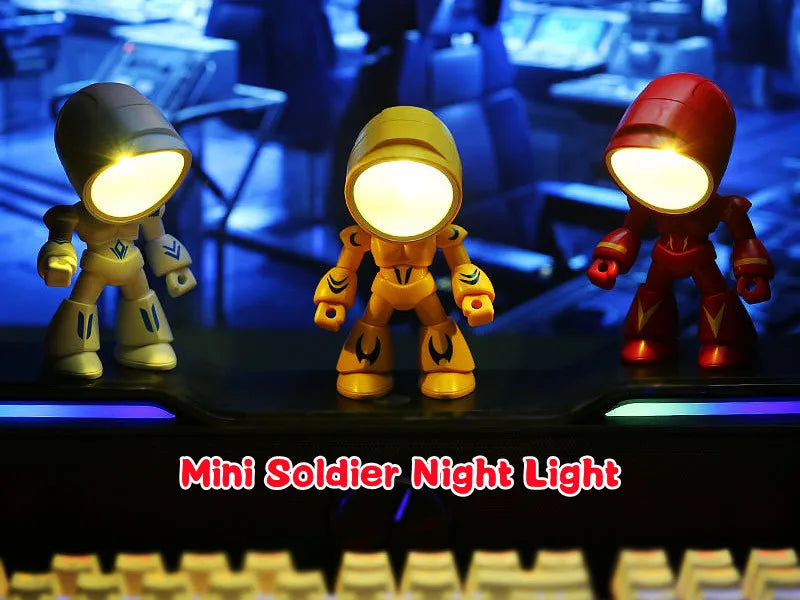 LED Mini Night Light Cute Dog Deer Foldable Desk Lamps Desktop Ornament Book Light Kids Room Bedside Bedroom Decor Holiday Gifts