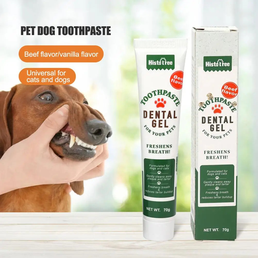 Pet Toothpaste Cleaning Products Vanilla Beef Flavor Dog Toothpaste Dog Oral Cleaning Products Pet Tootpaste Cleaning Supplies