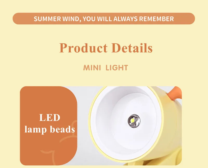 LED Mini Night Light Cute Dog Deer Foldable Desk Lamps Desktop Ornament Book Light Kids Room Bedside Bedroom Decor Holiday Gifts